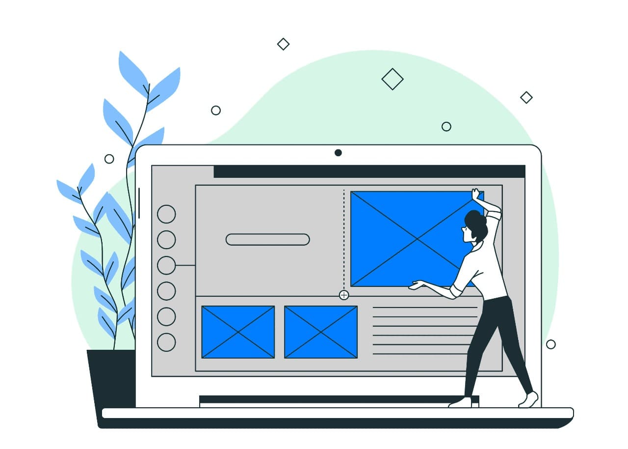wireframe banner